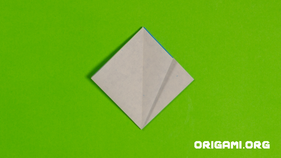 Origami Kornblume Schritt 19