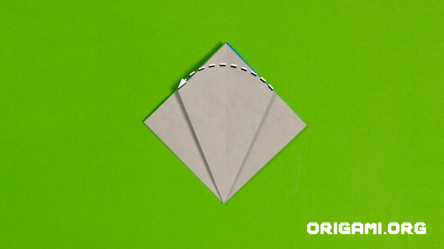 Origami Cornflower Step 24