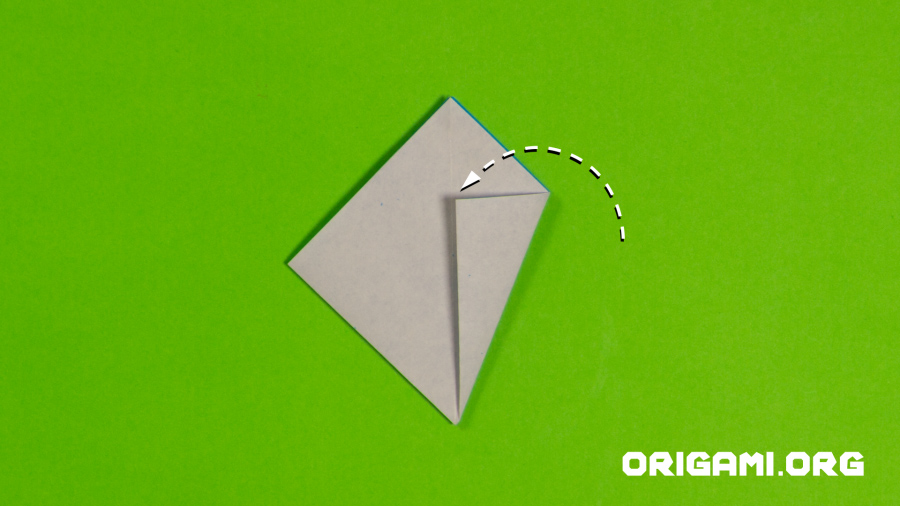 Origami Cornflower Step 26