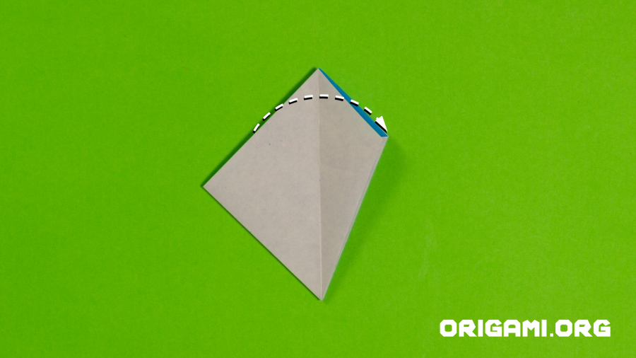 Origami Cornflower Step 30