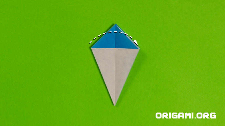 Origami Cornflower Step 36