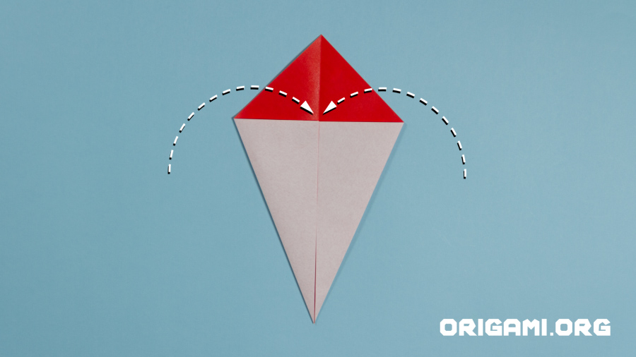 Origami-Rose Schritt 4