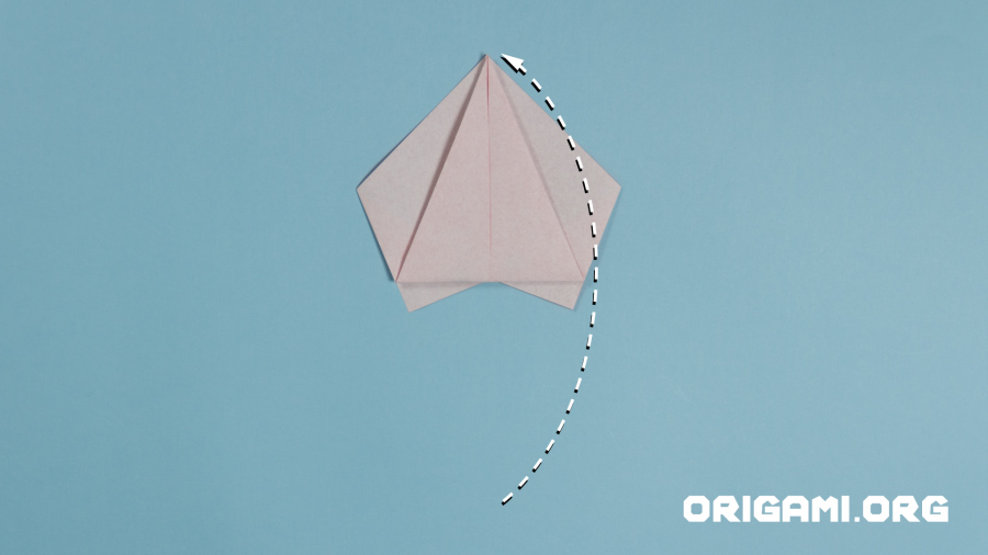Rosa de Origami Etapa 7