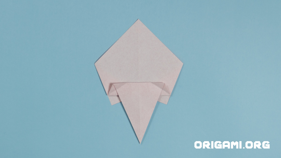 Origami Rose étape 12