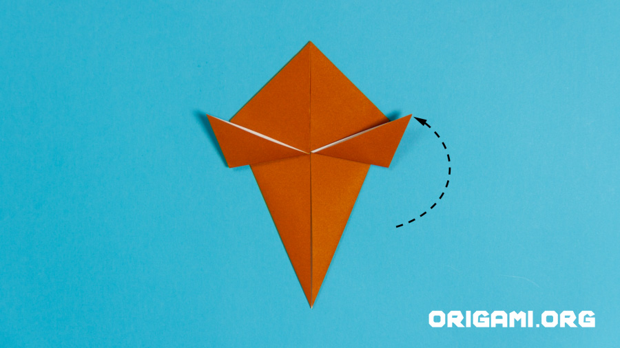 Dinde Origami étape 14