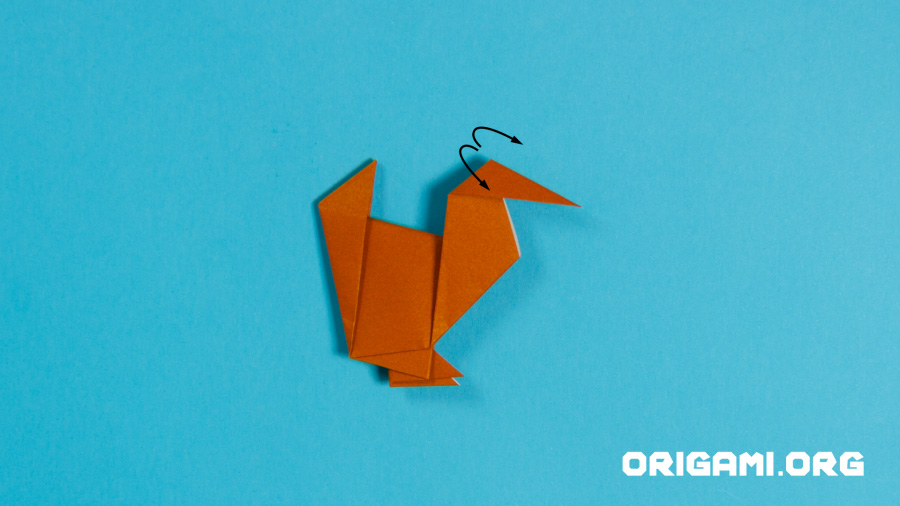 Origami Turkey Step 21