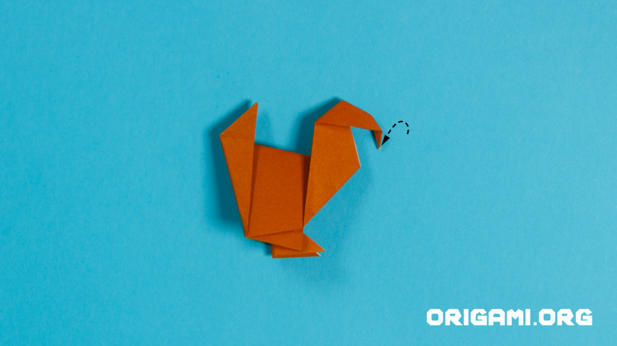 Origami Turkey Step 22