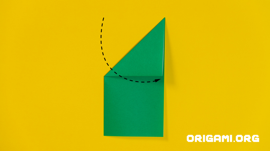 Sapo saltador de origami Etapa 3