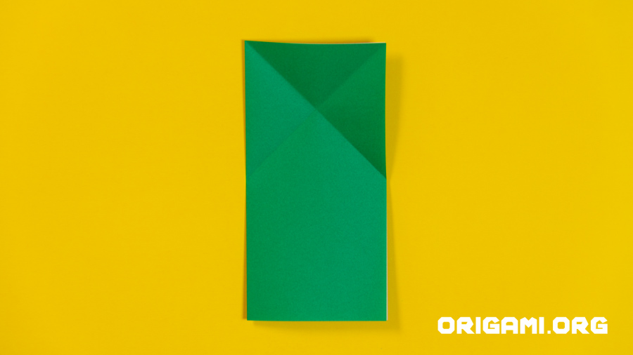 Sapo saltador de origami Etapa 6