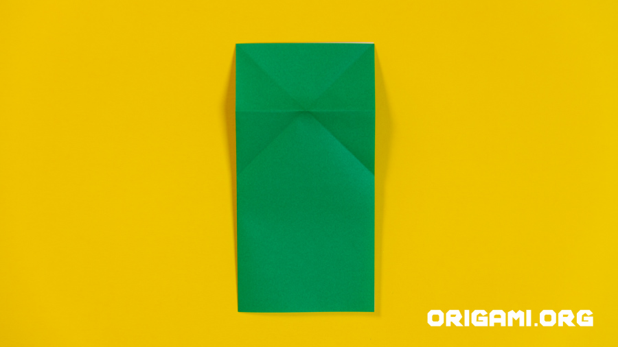 Sapo saltador de origami Etapa 8