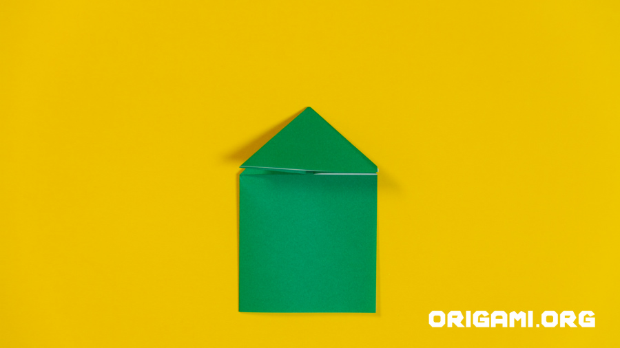 Origami-Springfrosch Schritt 10