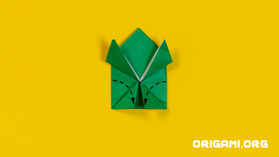 Origami Jumping Frog Step 15