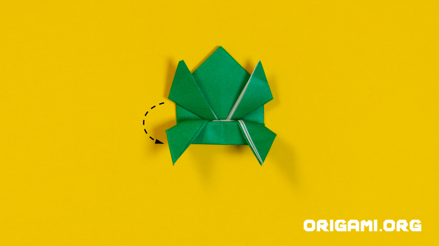 Origami Jumping Frog Step 22