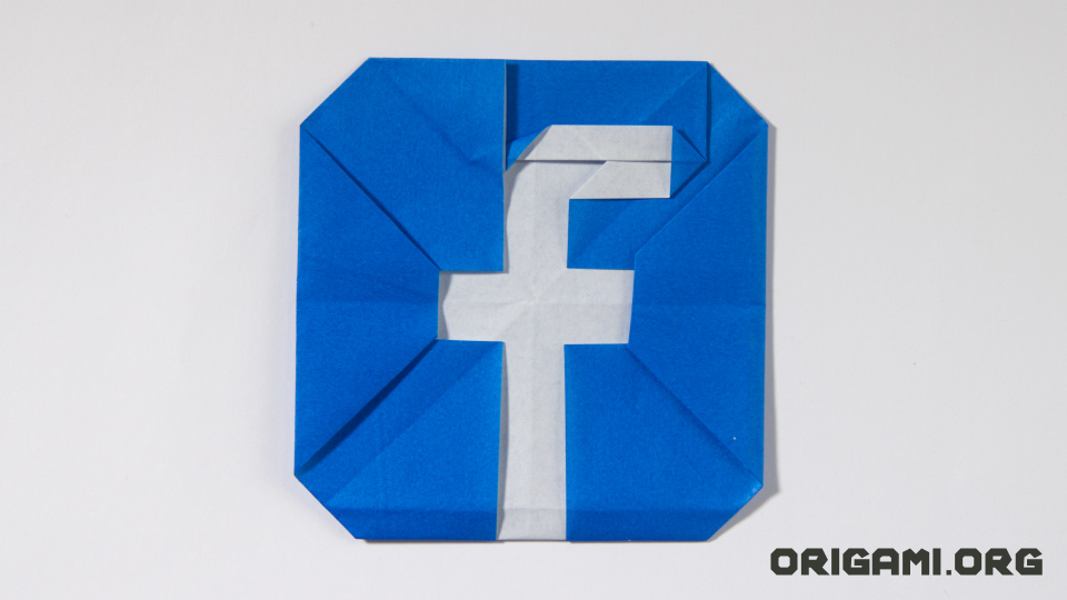 Logotipo do Facebook Origami
