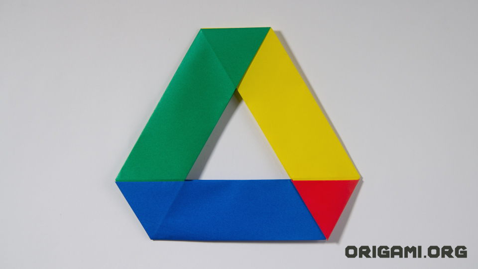 Google Drive Origami Logo