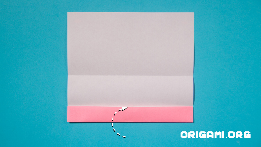 Origami-Umschlag Schritt 6