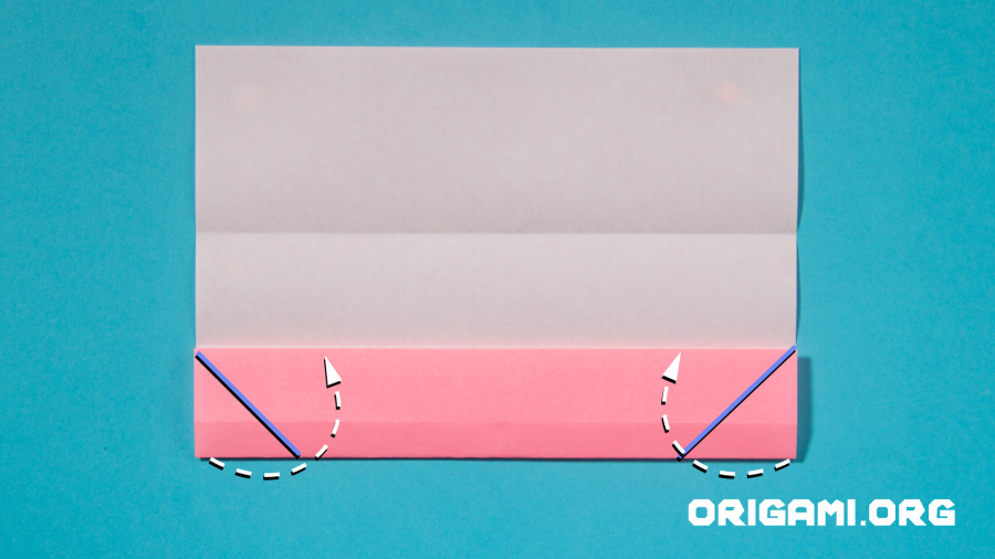 Origami-Umschlag Schritt 10