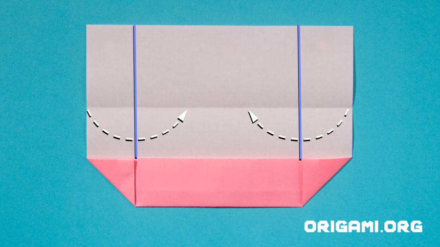 Origami-Umschlag Schritt 11
