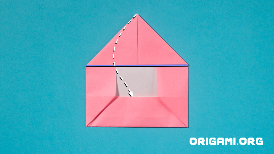 Origami-Umschlag Schritt 14
