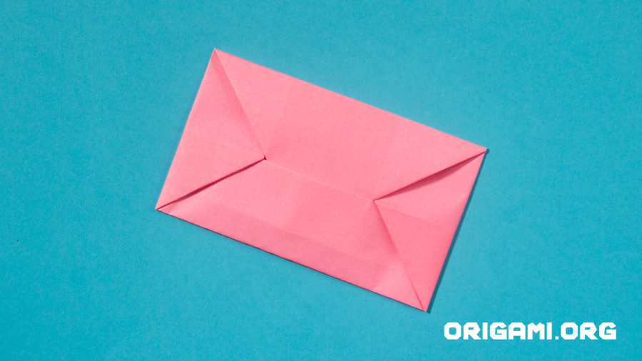 Origami-Umschlag Schritt 15