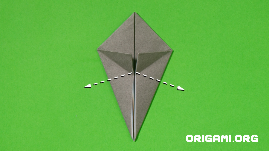 Coelho de Origami Etapa 6