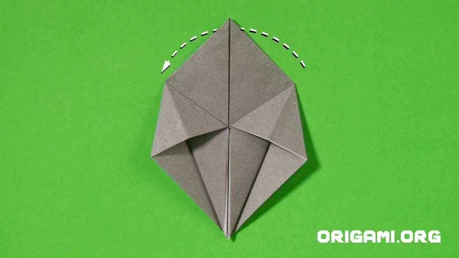 Origami-Kaninchen Schritt 7