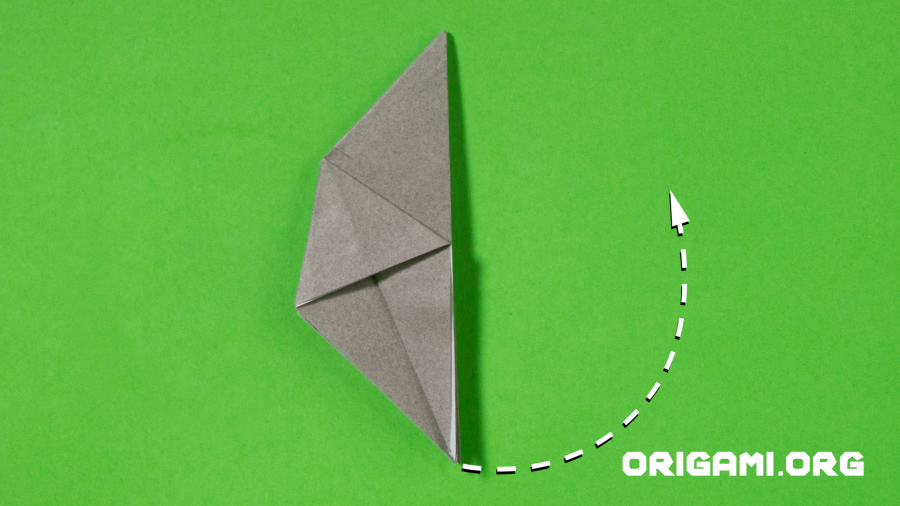 Coelho de Origami Etapa 8