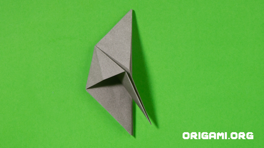 Coelho de Origami Etapa 9