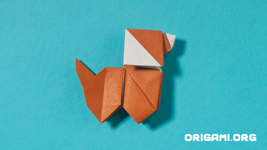 Origami Puppy Completed