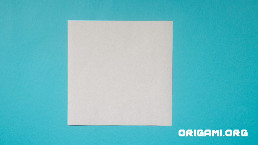 Origami Puppy Step 1